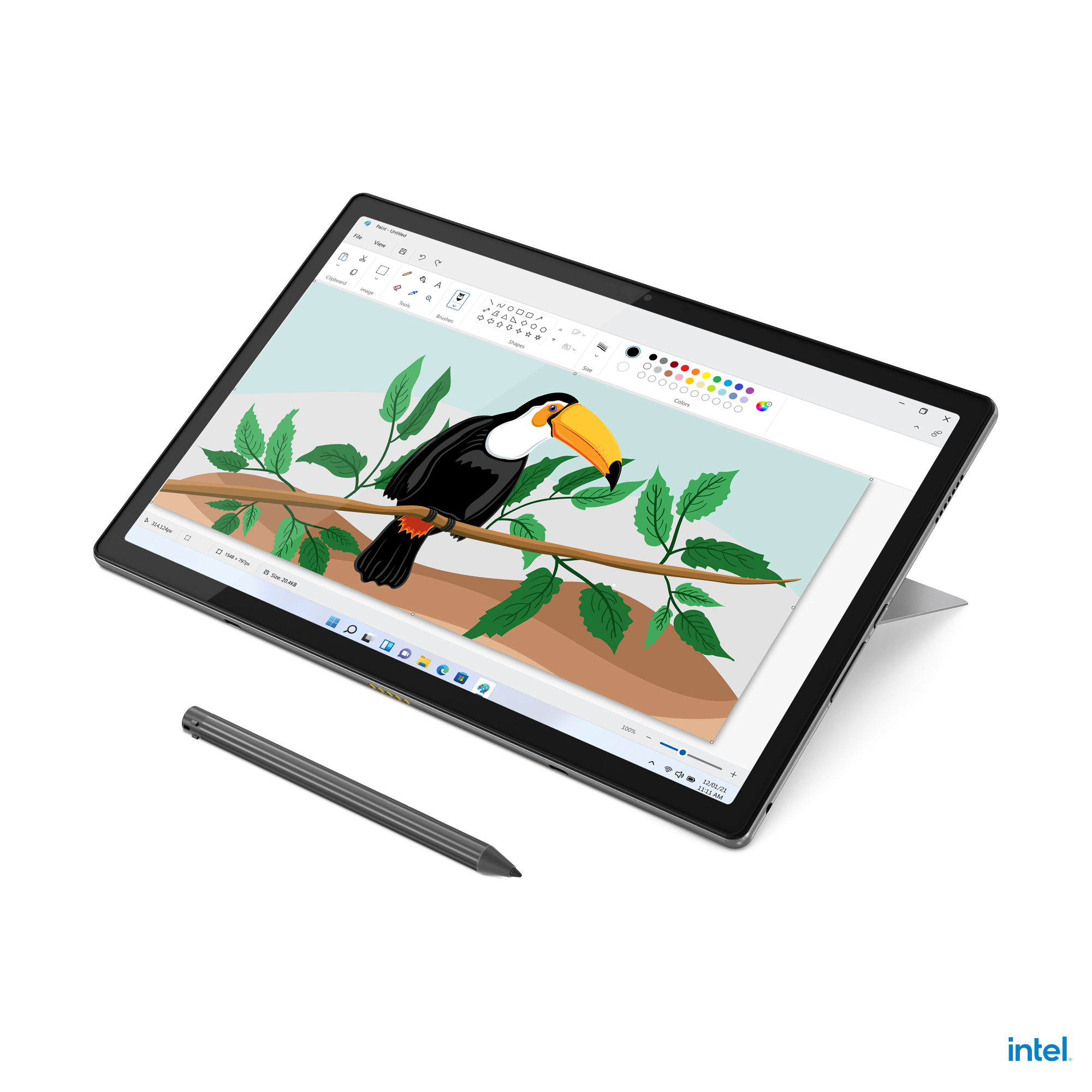 LENOVO IdeaPad Duet 5i - 12,4 Zoll - Intel® Core™ i7 i7-1255U - 16 GB - 512 GB - Intel® Iris® Xᵉ - Windows 11 Home