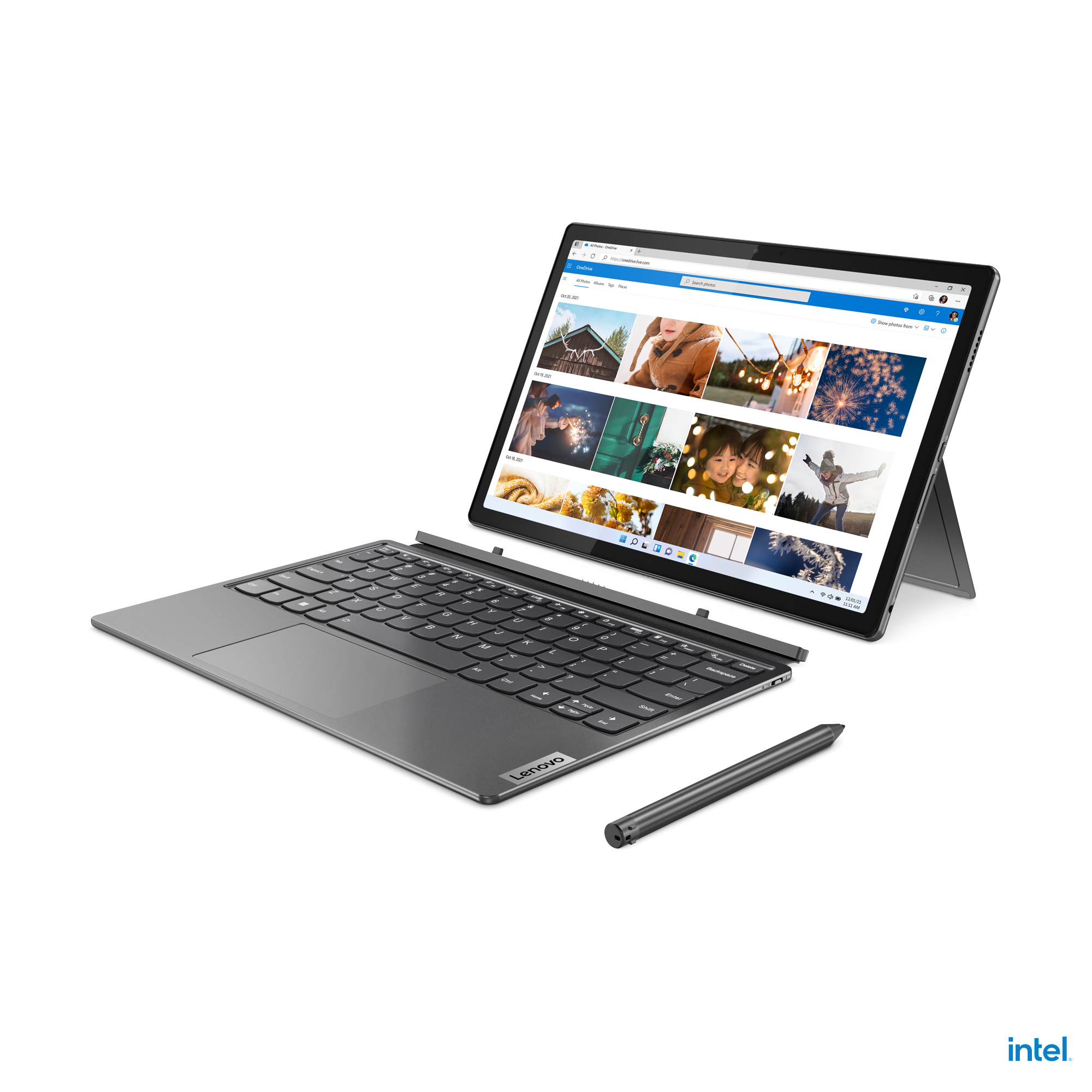 LENOVO IdeaPad Duet 5i - 12,4 Zoll - Intel® Core™ i7 i7-1255U - 16 GB - 512 GB - Intel® Iris® Xᵉ - Windows 11 Home