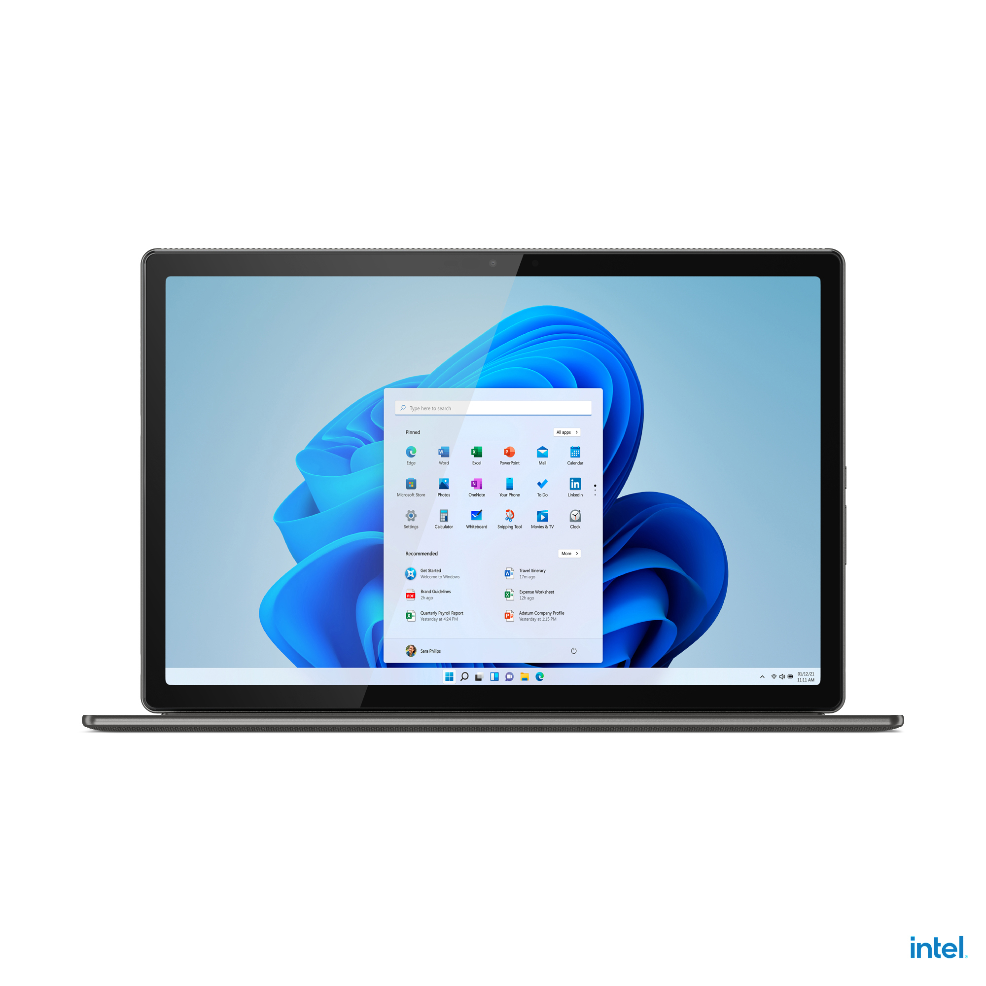 LENOVO IdeaPad Duet 5i - 12,4 Zoll - Intel® Core™ i7 i7-1255U - 16 GB - 512 GB - Intel® Iris® Xᵉ - Windows 11 Home