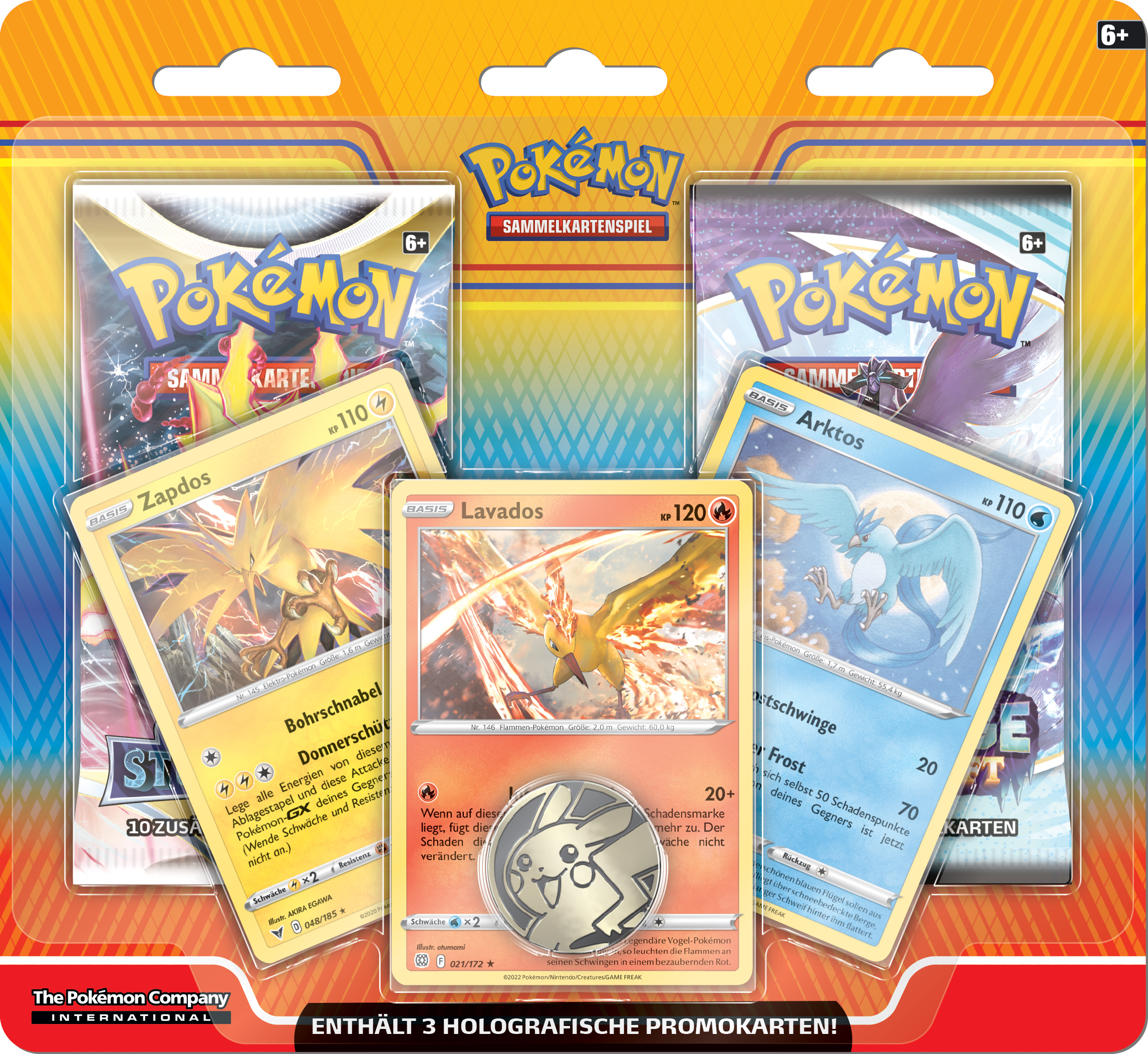 2-Pack Pokémon INT. Enhanced Januar Sammelkarten COMPANY 2023 POKEMON THE