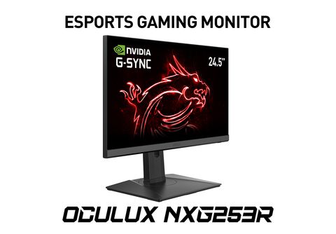 Gaming Reaktionszeit, (1 OCULUX 360 MSI Full-HD Hz) Monitor MediaMarkt ms Zoll 24,5 NXG253RDE |