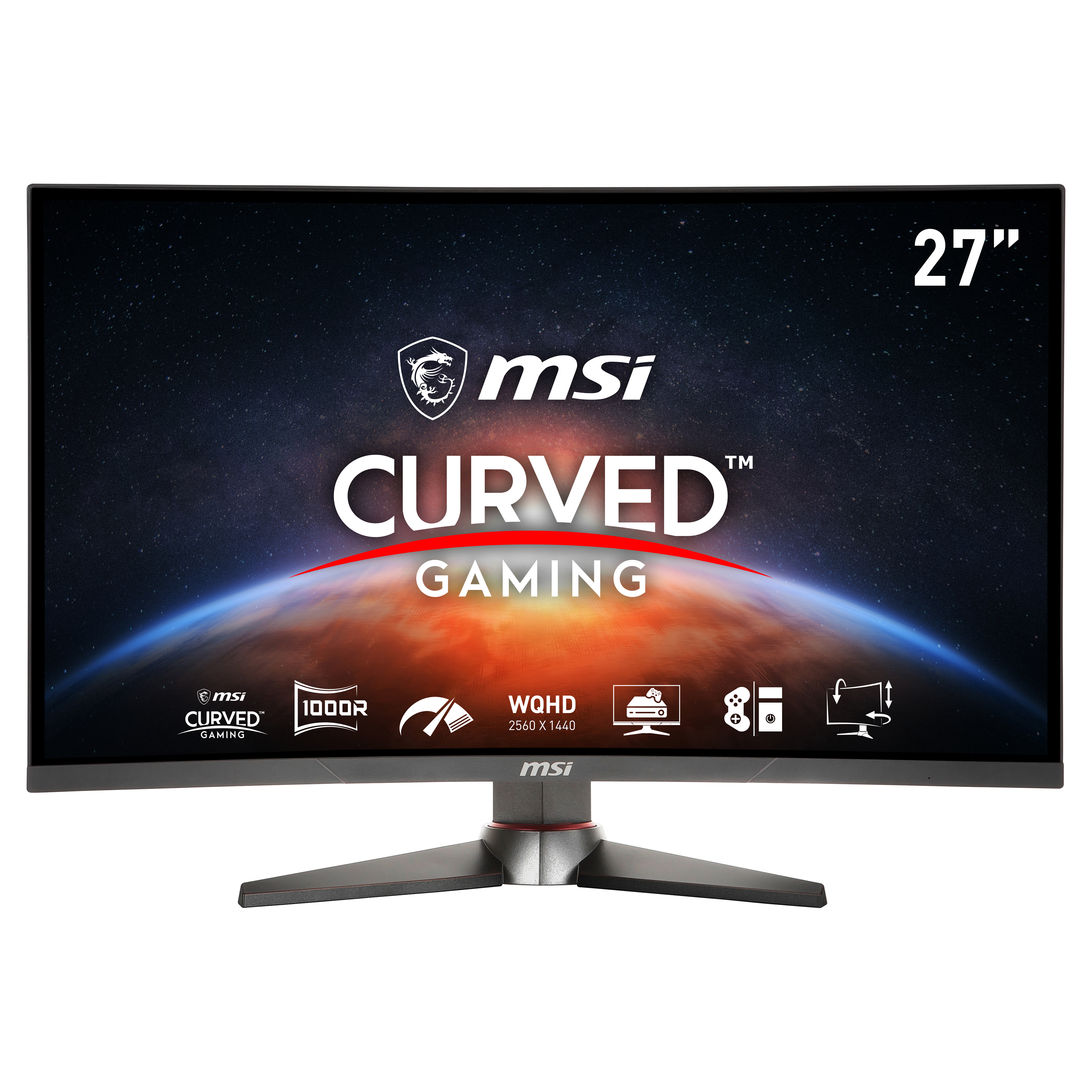 MSI (1 Curved WQHD Monitor OPTIX G271CQPDE ms Reaktionszeit, 165 Hz)