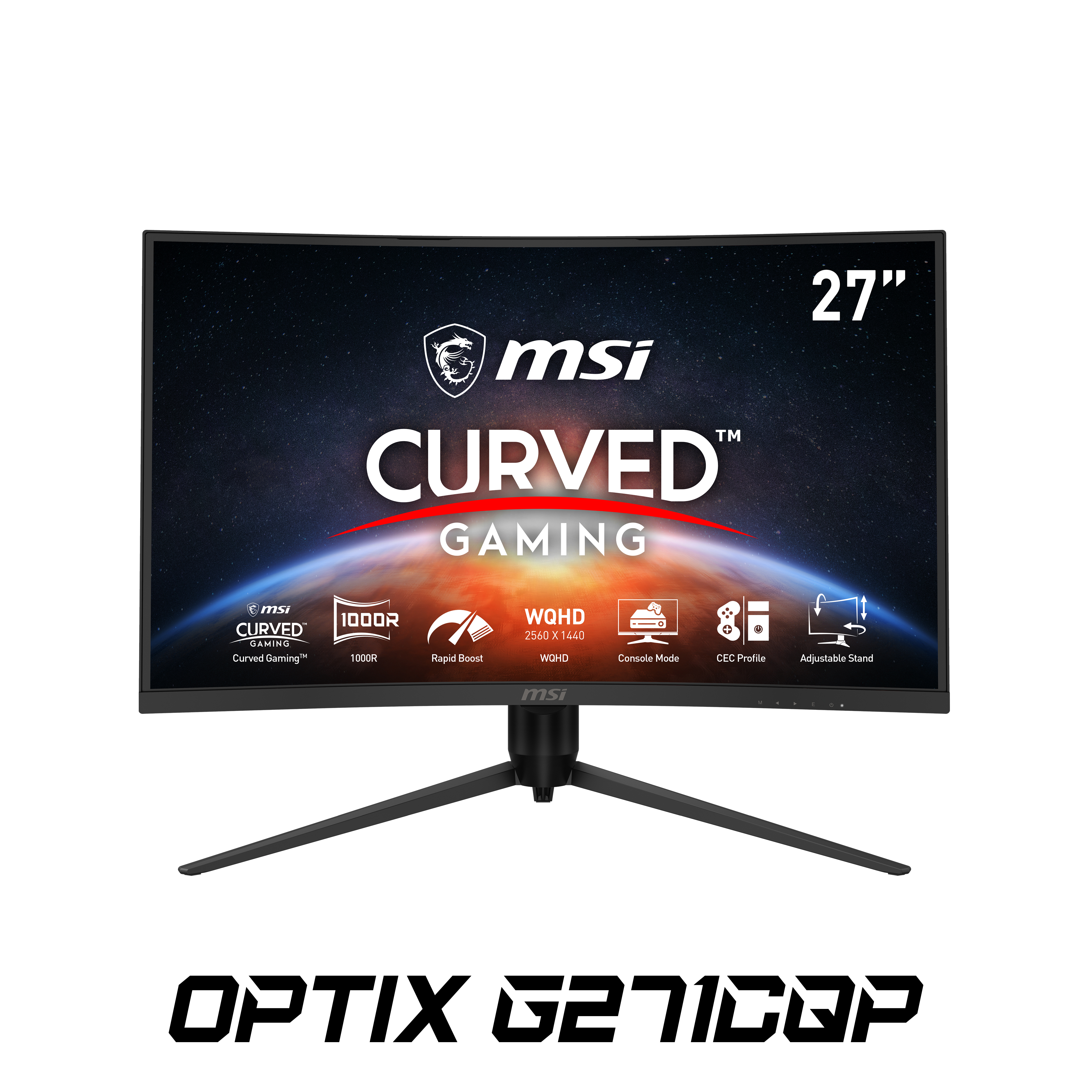 MSI OPTIX G271CQPDE Curved WQHD Monitor (1 ms Reaktionszeit, 165 Hz)