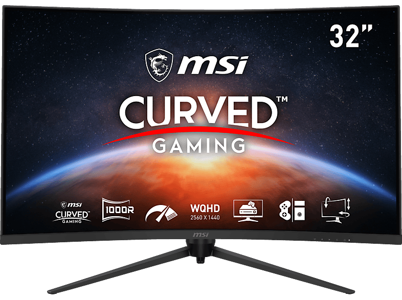 MSI OPTIX G321CQPDE Curved WQHD Monitor (1 ms Reaktionszeit, 165 Hz)