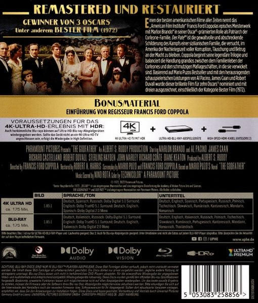 Filmcover mit Text und Personen auf der Rückseite.