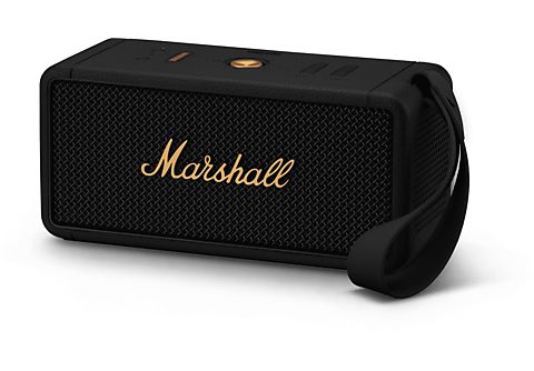 MARSHALL Marshall Middleton Bluetooth Speaker, black & brass online kaufen  | MediaMarkt