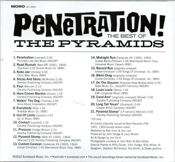 The Pyramids - Penetration!  - (CD)