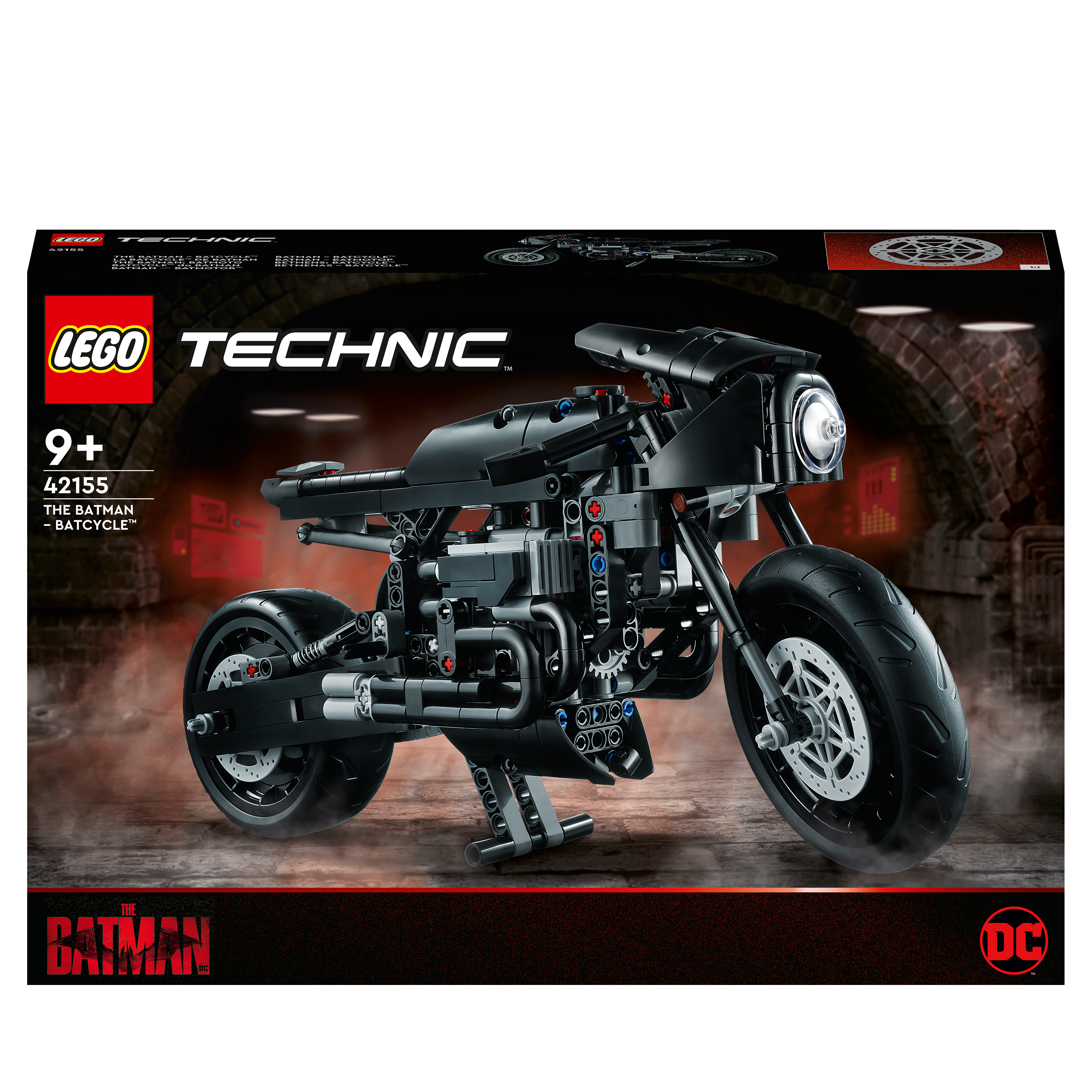 LEGO Technic Bausatz, – BATCYCLE Mehrfarbig BATMAN THE 42155