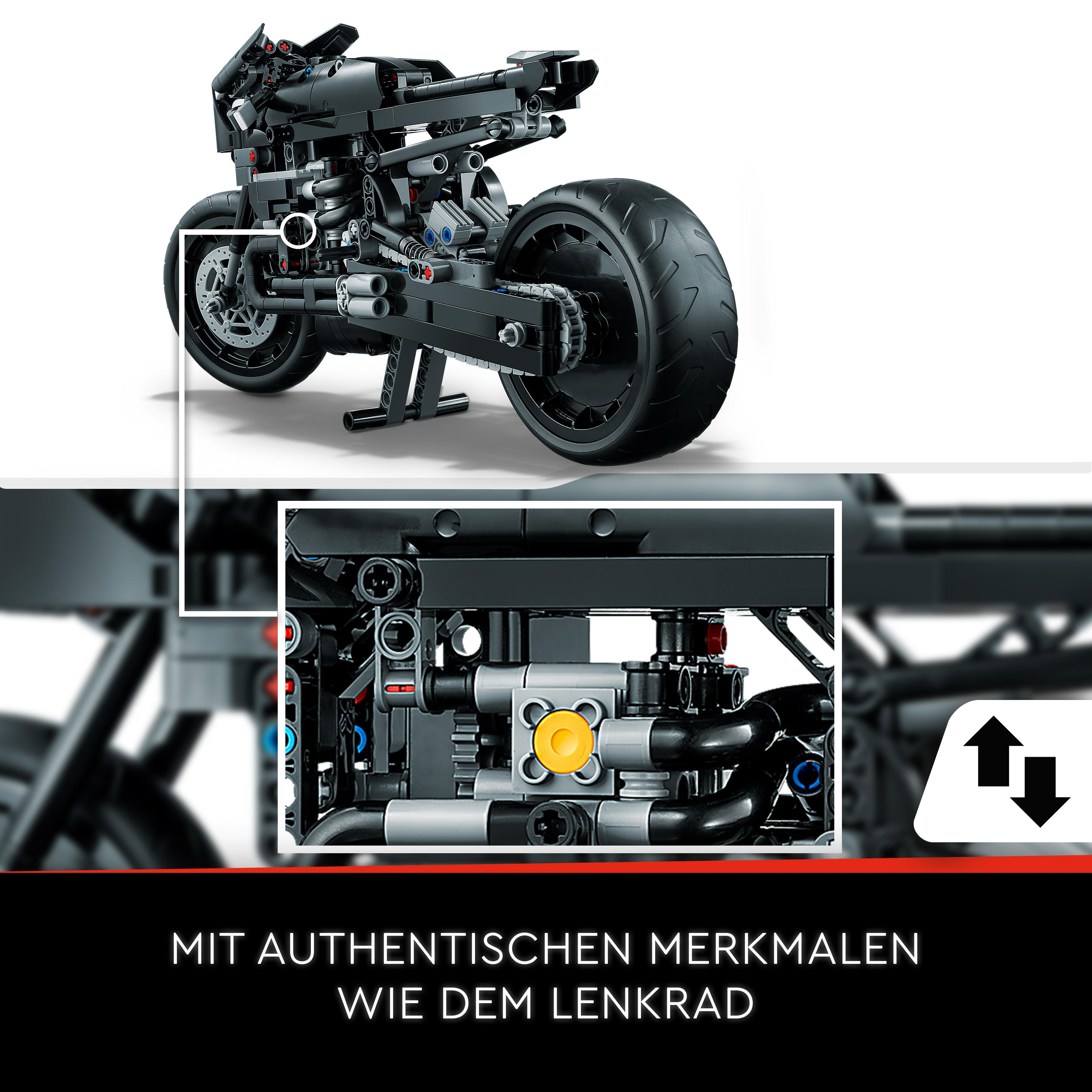 LEGO Technic 42155 THE BATMAN Bausatz, BATCYCLE – Mehrfarbig