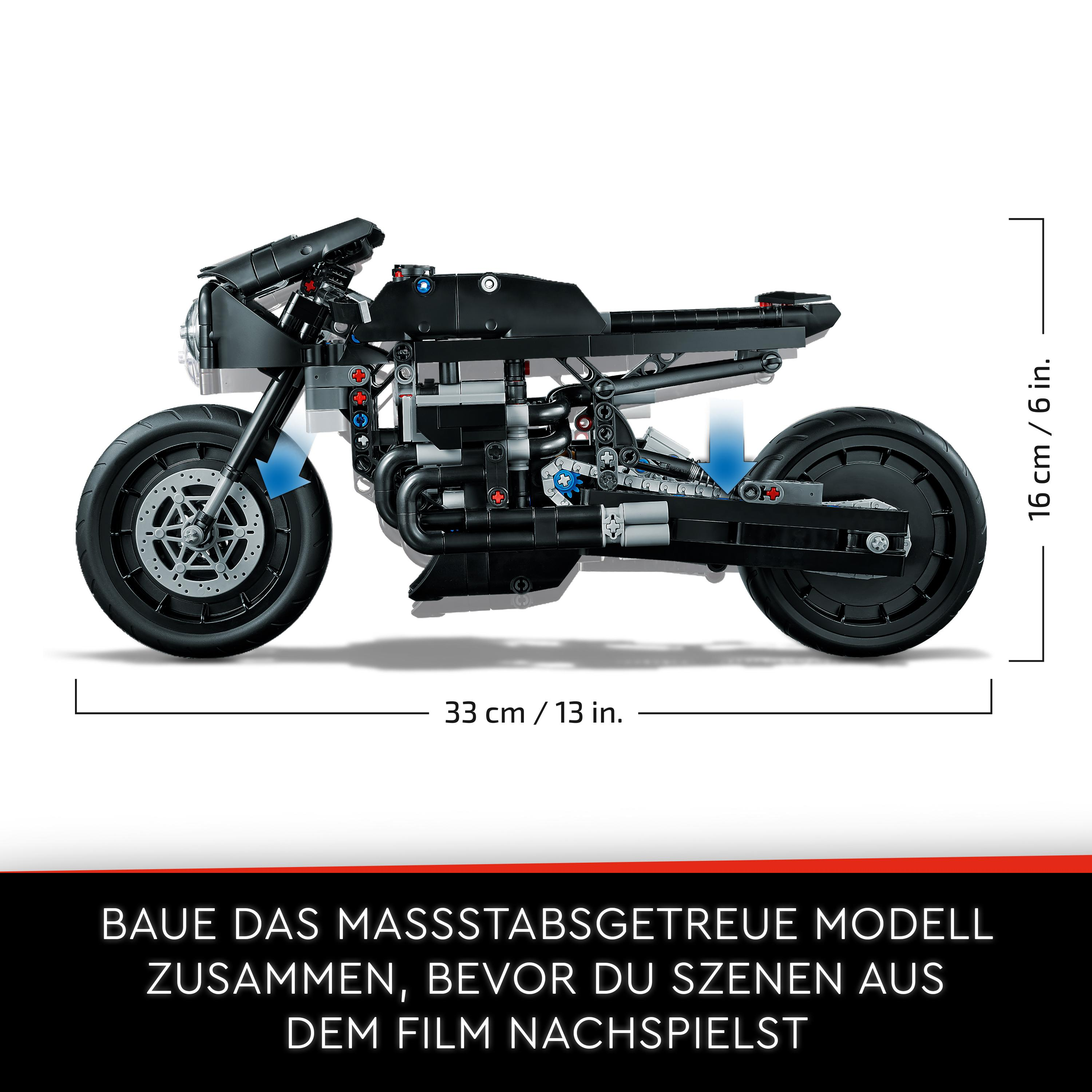 LEGO Technic 42155 THE BATMAN Bausatz, BATCYCLE – Mehrfarbig