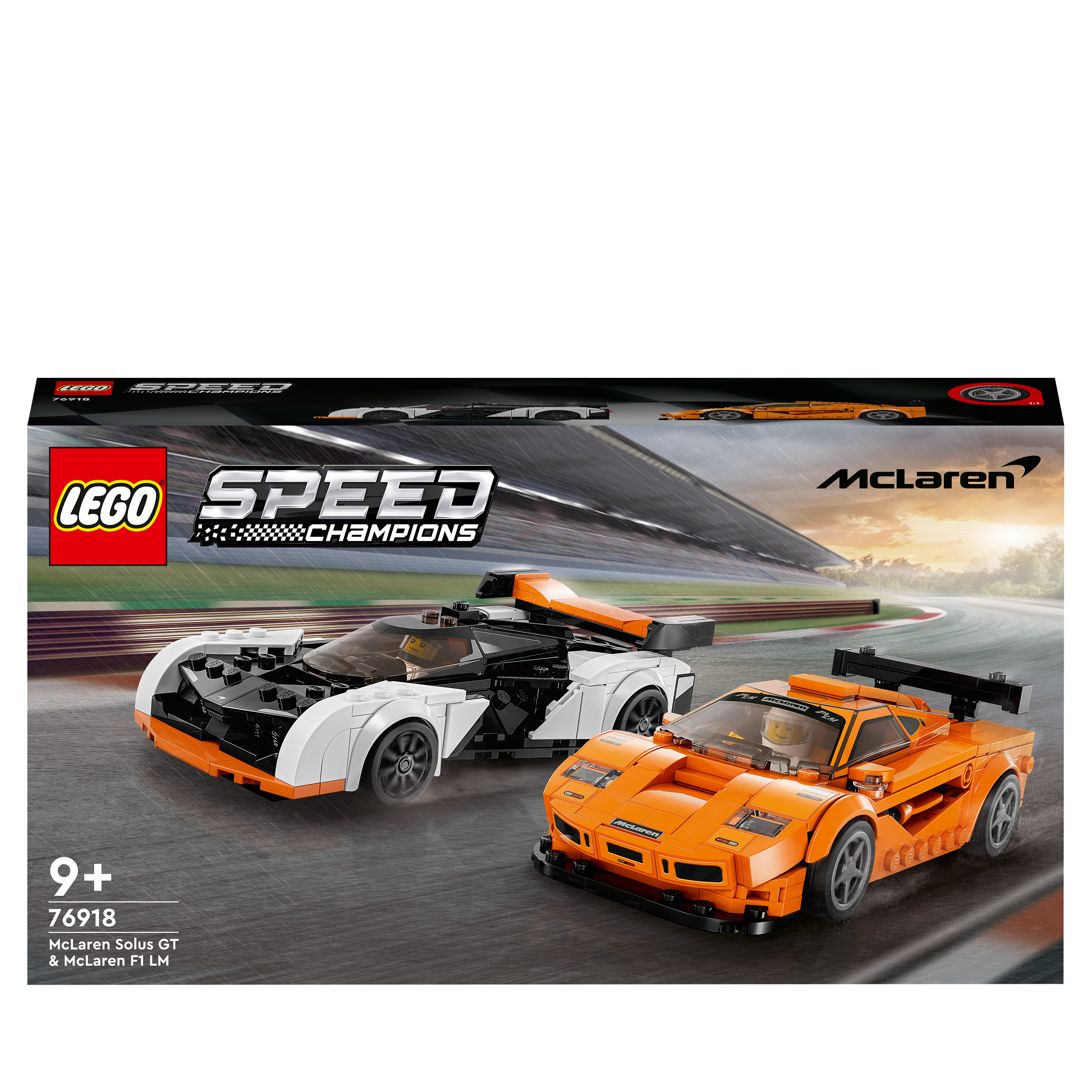 LEGO Speed Champions 76918 LM F1 GT McLaren McLaren & Bausatz, Mehrfarbig Solus