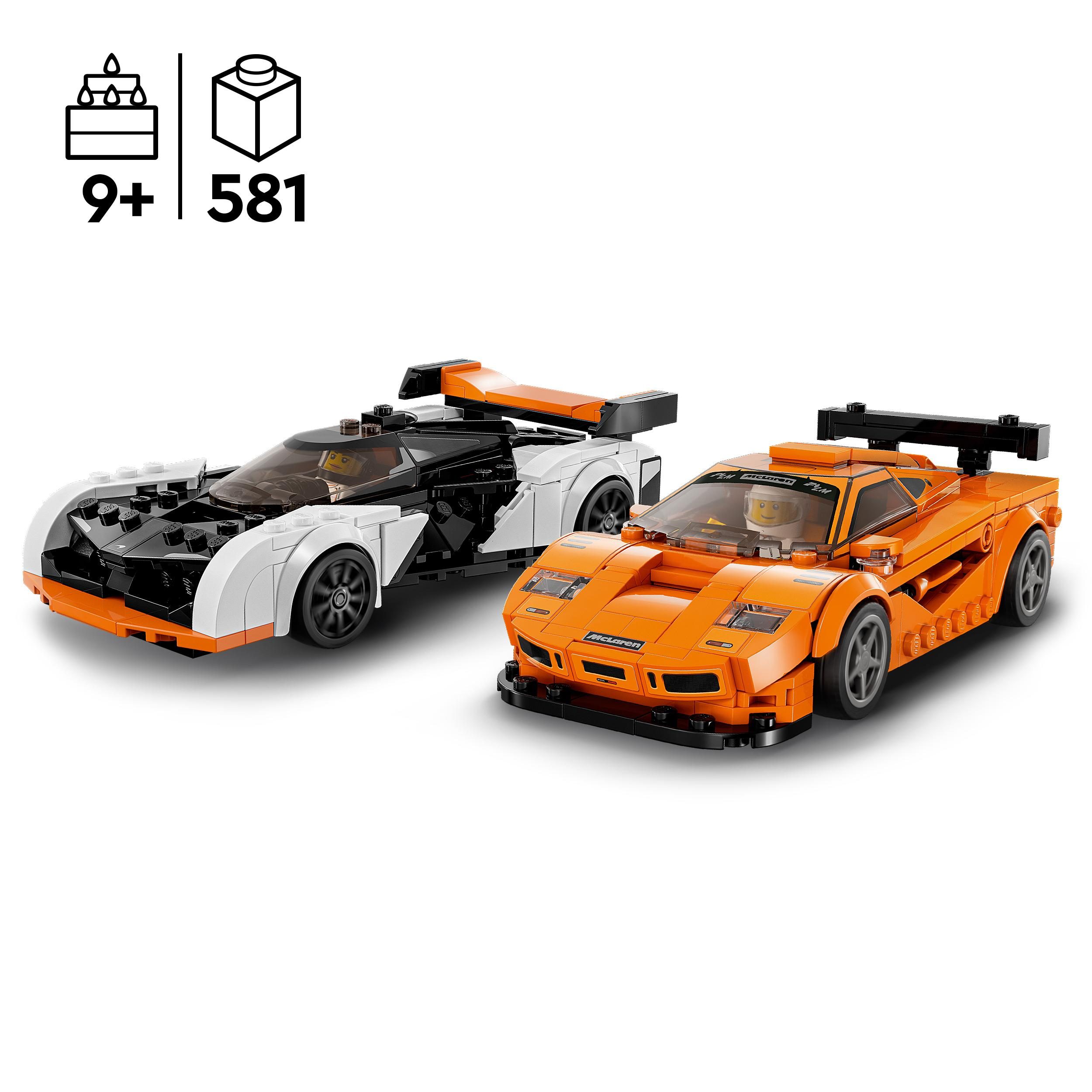 LEGO Speed F1 Solus & Champions Mehrfarbig McLaren GT LM 76918 Bausatz, McLaren