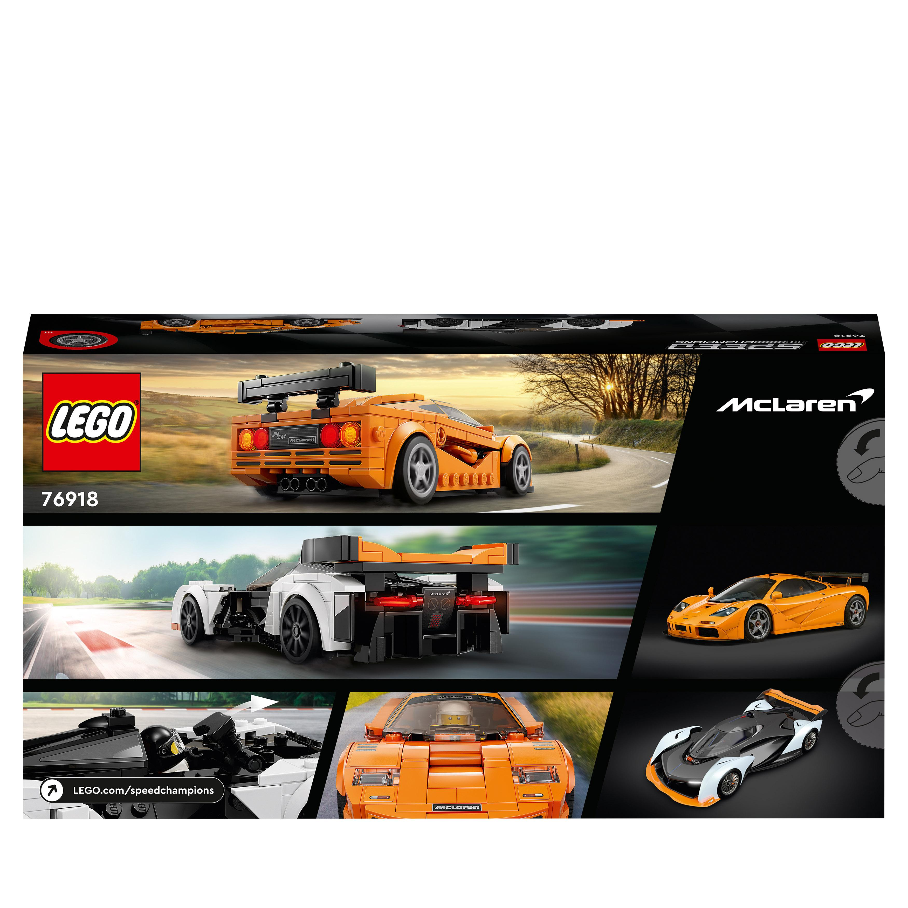 LEGO Speed F1 Solus & Champions Mehrfarbig McLaren GT LM 76918 Bausatz, McLaren