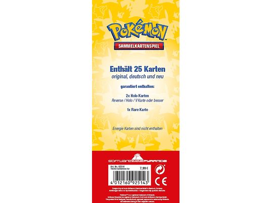 SOFTWARE PYRAMIDE Pokémon - Pack de 25 - Cartes à collectionner (Multicolore)