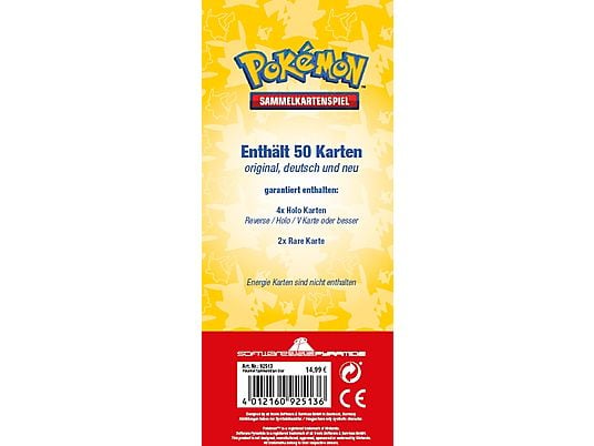 SOFTWARE PYRAMIDE Pokémon - 50er Pack - Sammelkarten (Mehrfarbig)
