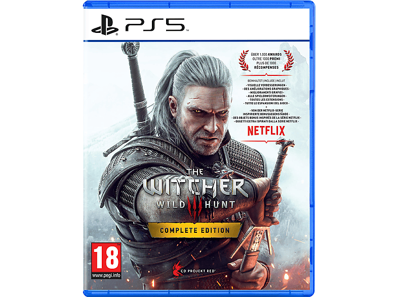 The Witcher 3: Wild Hunt - Complete Edition - PlayStation 5 [Blu-ray]; Videogame