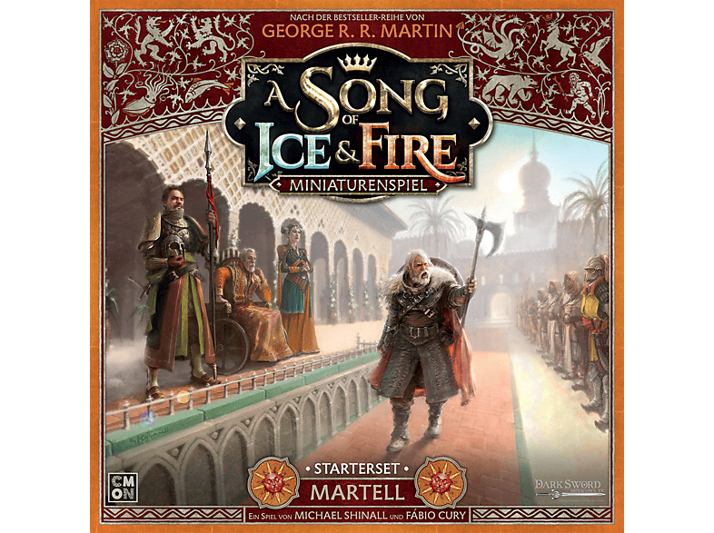 CMON Set di miniature da tavolo a Song of Ice and Fire Lannister Heroes III Box,Gioco strategico per adolescenti e adulti,Età 14+,Tempo di riproduzione medio 45-60 minuti,Realizzato (SIF215