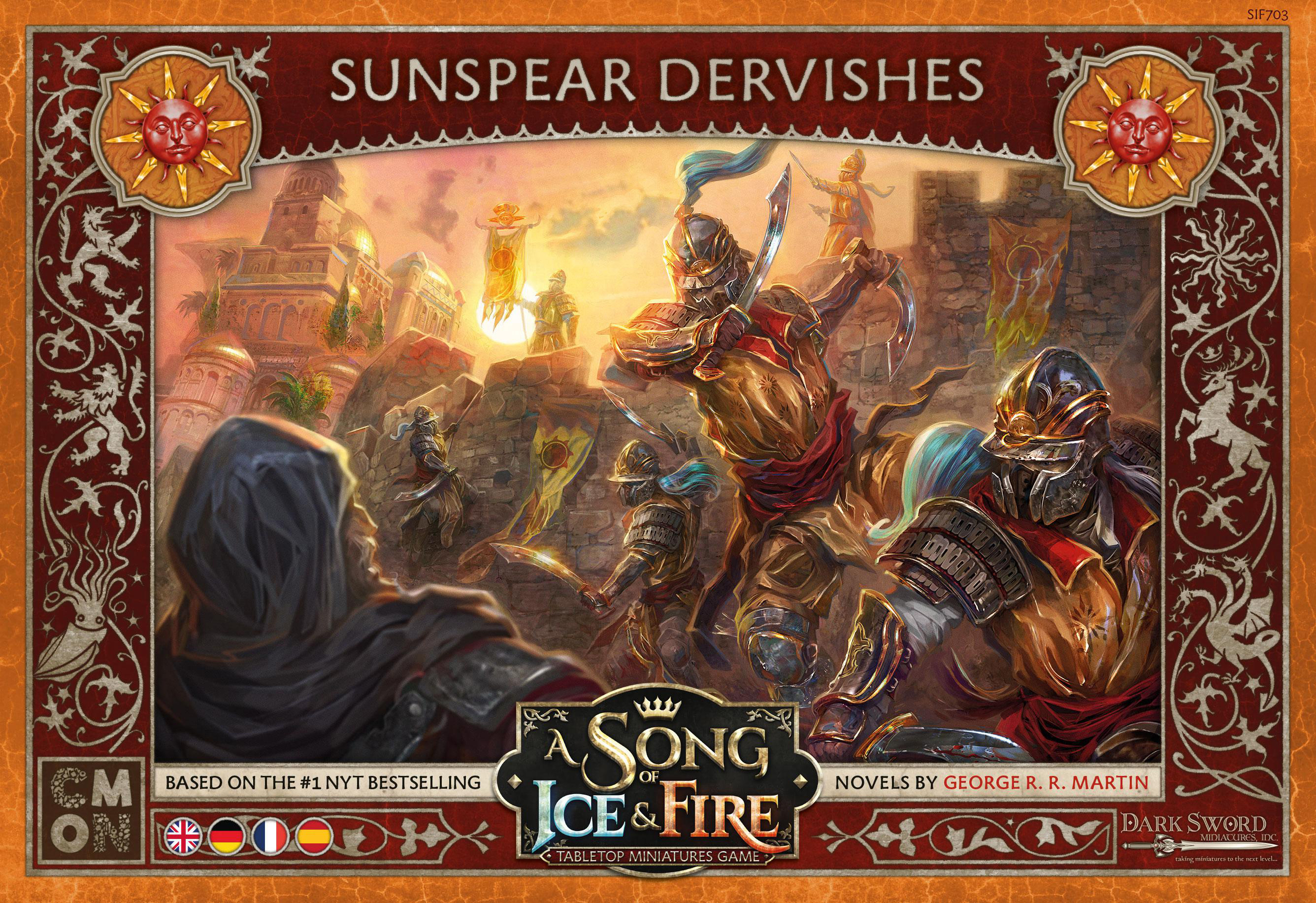 - Brettspiele Ice Fire Sonnspeer) & (Derwische Dervishes Song von Sunspear of Mehrfarbig CMON