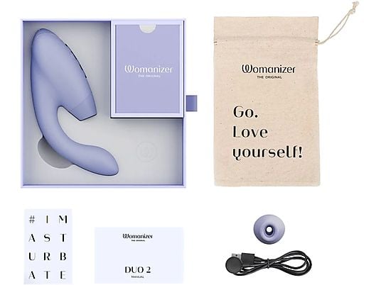 WOMANIZER Duo 2 - Stimolatore clitorideo (Viola)