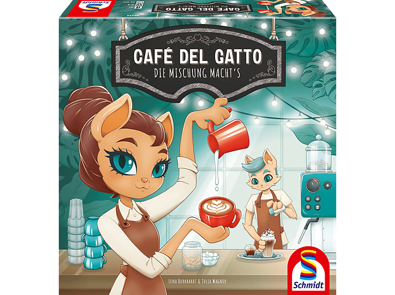 SCHMIDT SPIELE (UE) Cafe del Gatto Familienspiel Mehrfarbig
