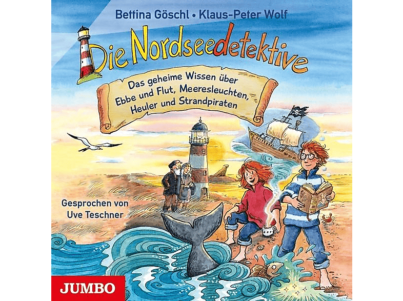 Teschner,Uve/Göschl,Bettina/Wolf,Klaus-Pete - Die Nordseedetektive: Das geheime Wissen über Ebbe  - (CD)