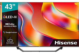 HISENSE 43 A 7 GQ LED TV (Flat, 43 Zoll / 109 cm, UHD 4K, SMART TV, VIDAA U5.0)