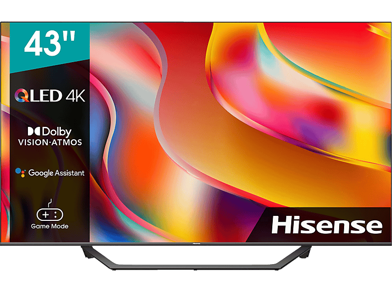 HISENSE 43 A 7 GQ LED TV (Flat, 43 Zoll / 109 cm, UHD 4K, SMART TV, VIDAA  U5.0), LED TV, Grau kaufen | SATURN