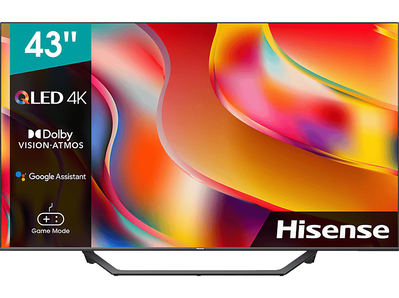 HISENSE 43A79GQ QLED TV (Flat, 43 Zoll / 109 cm, UHD 4K, SMART TV, VIDAA U5)