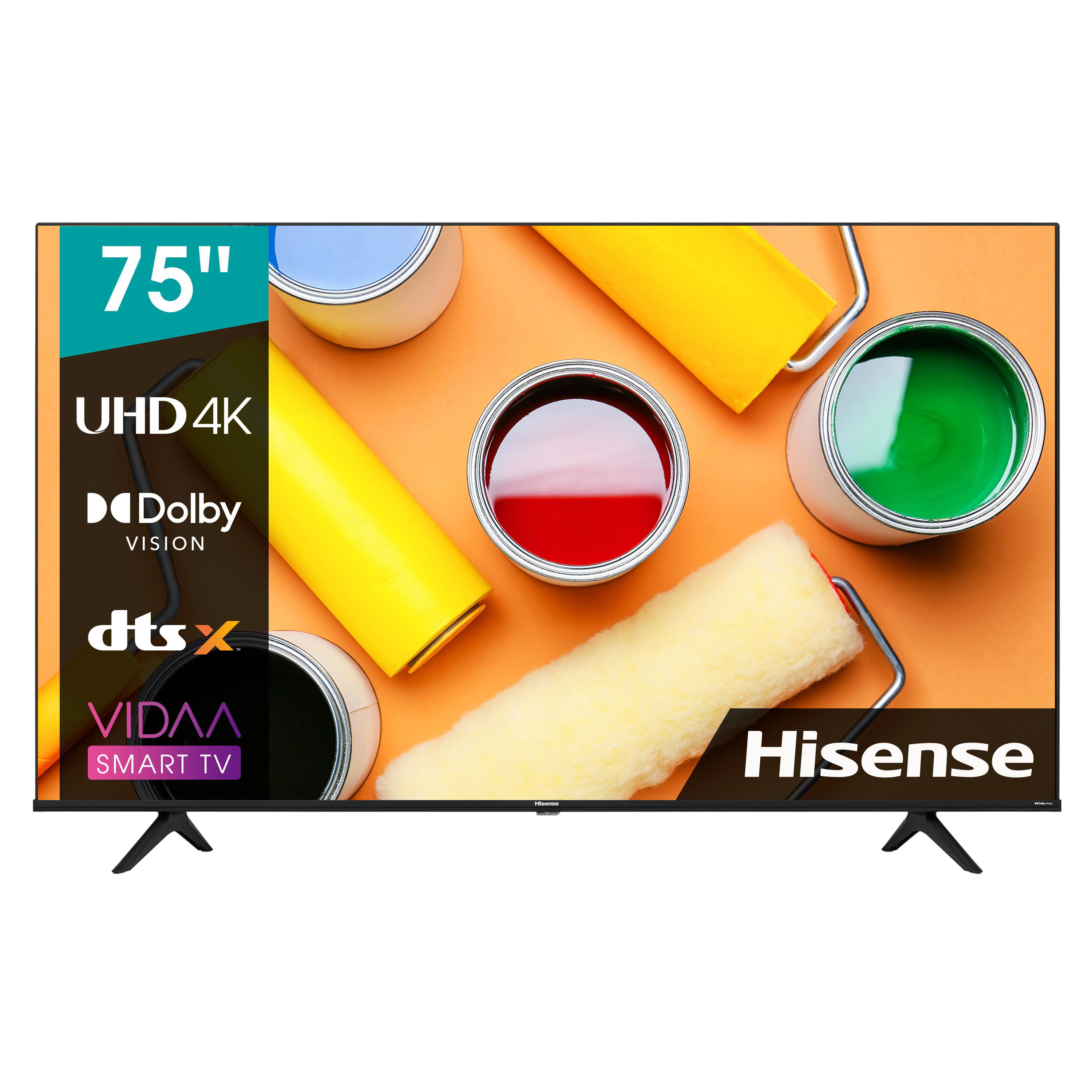 HISENSE 75A6BG LED TV (Flat, 75 Zoll / 190,5 cm, UHD 4K, SMART TV, VIDAA U5)