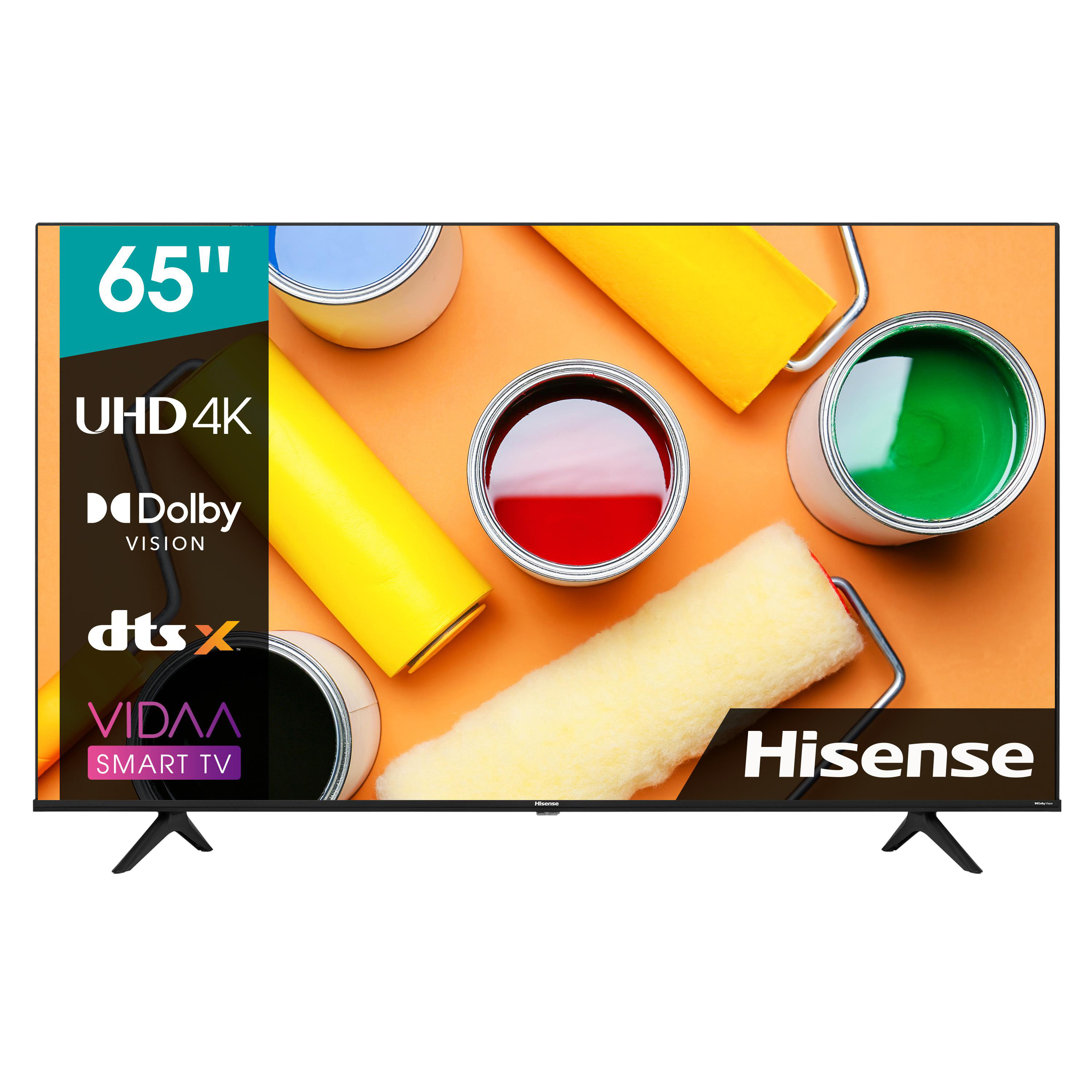 HISENSE 65A6BG LED TV (Flat, TV, VIDAA / 164 cm, SMART U5) 4K, Zoll UHD 65