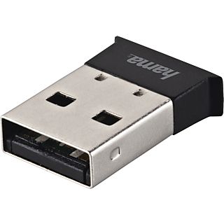 Adaptador Bluetooth - Hama, Bluetooth 5.0, Velocidad de transferencia 3 Mbps, Alcance 20 m, Negro