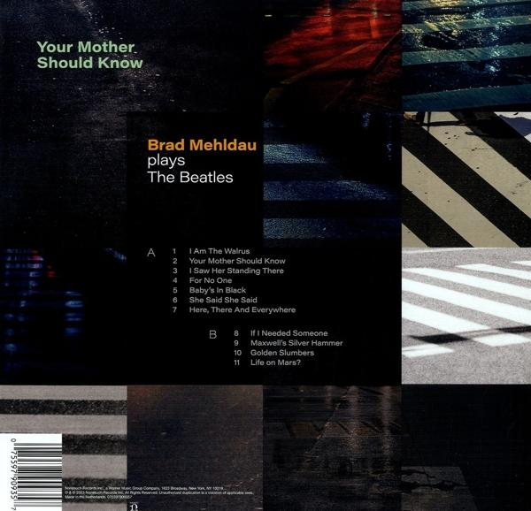 Brad Mehldau - Your Mother The (Vinyl) Beatles Know:Mehldau Should Plays 