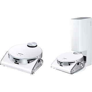 Robot aspirador - Samsung Jet Bot AI+ VR50T95735W/WA, 170 AW, 90 min, 74 dBA, Reconocimiento de objetos, Blanco