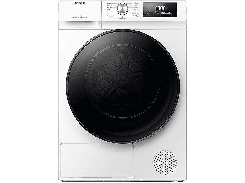Hisense Dhqa902U asciugatrice, 66 cm, Classe D