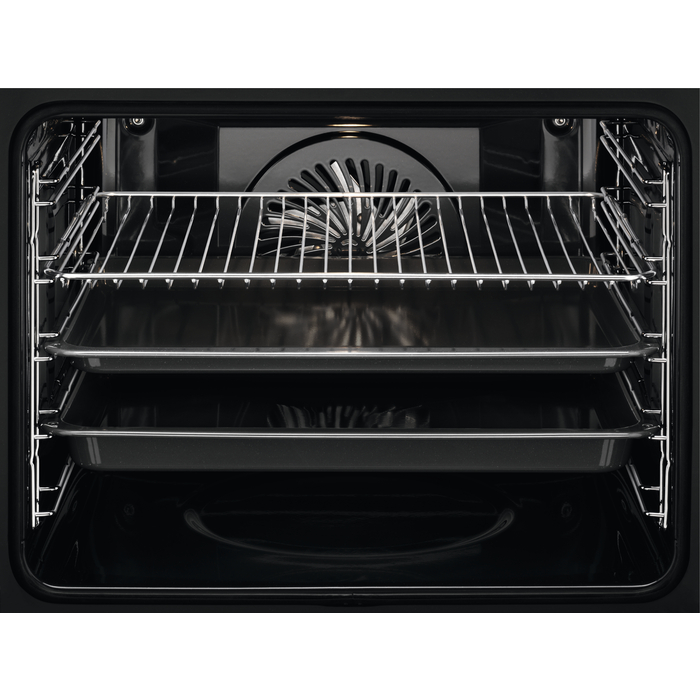 AEG BPK435090B 6000 Surroundcook Backofen mit Pyrolyse (71 l, Schwarz, 595 mm breit, A+)