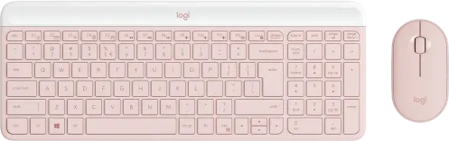 LOGITECH MK470 vezeték nélküli billentyűzet és egér, rózsaszín, US angol kiosztás (920-011322)