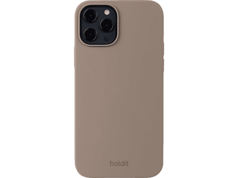 HOLDIT Silicone Case, Backcover, Apple, iPhone 12/12 Pro, Mocha Brown