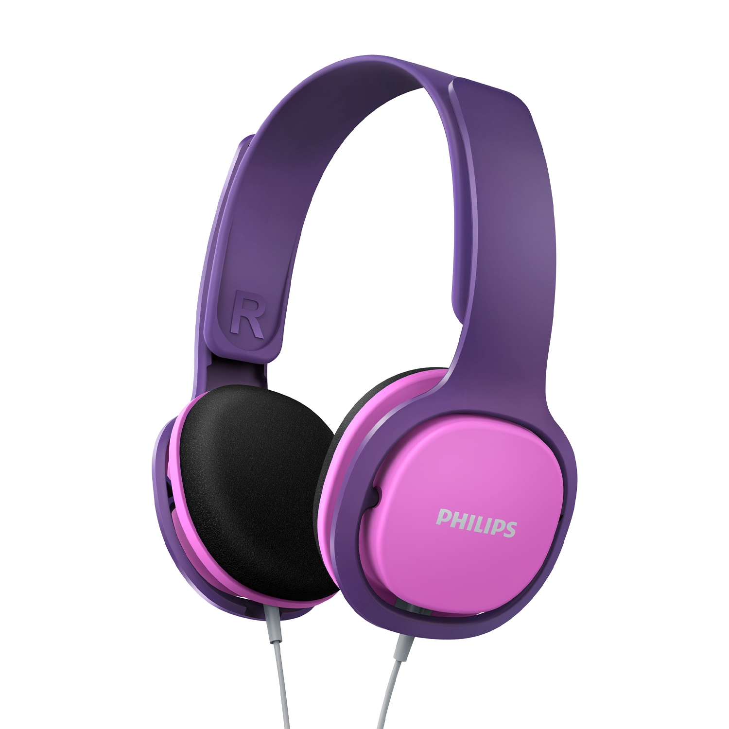 Philips Shk2000Pk/00 Cuffie, Viola/rosa