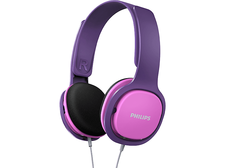 Philips Shk2000Pk/00 Cuffie, Viola/rosa