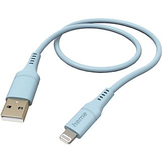 HAMA USB-A - Lightning-kabel Flexible 1.5 m Blauw (201566)