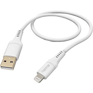 HAMA USB-A - Lightning-kabel Flexible 1.5 m Wit (201568)