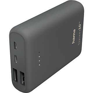 HAMA Powerbank Supreme 10HD 10000 mAh Grijs (201668)