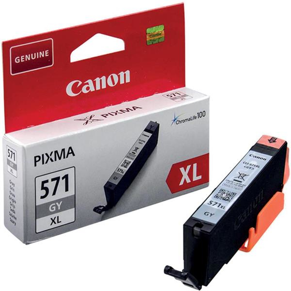 Cartouches d'imprimante Canon Pixma. Une boîte rouge avec une cartouche et une cartouche supplémentaire.