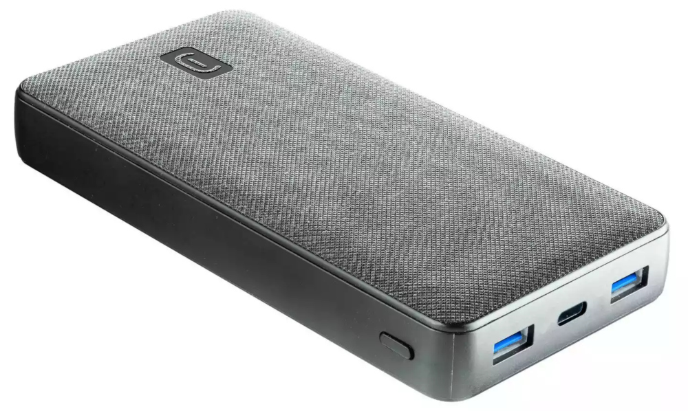 CELLULARLINE Powerbank Shade Laptop 20 000 mAh Gris foncé (PBSHADEIT20000D)