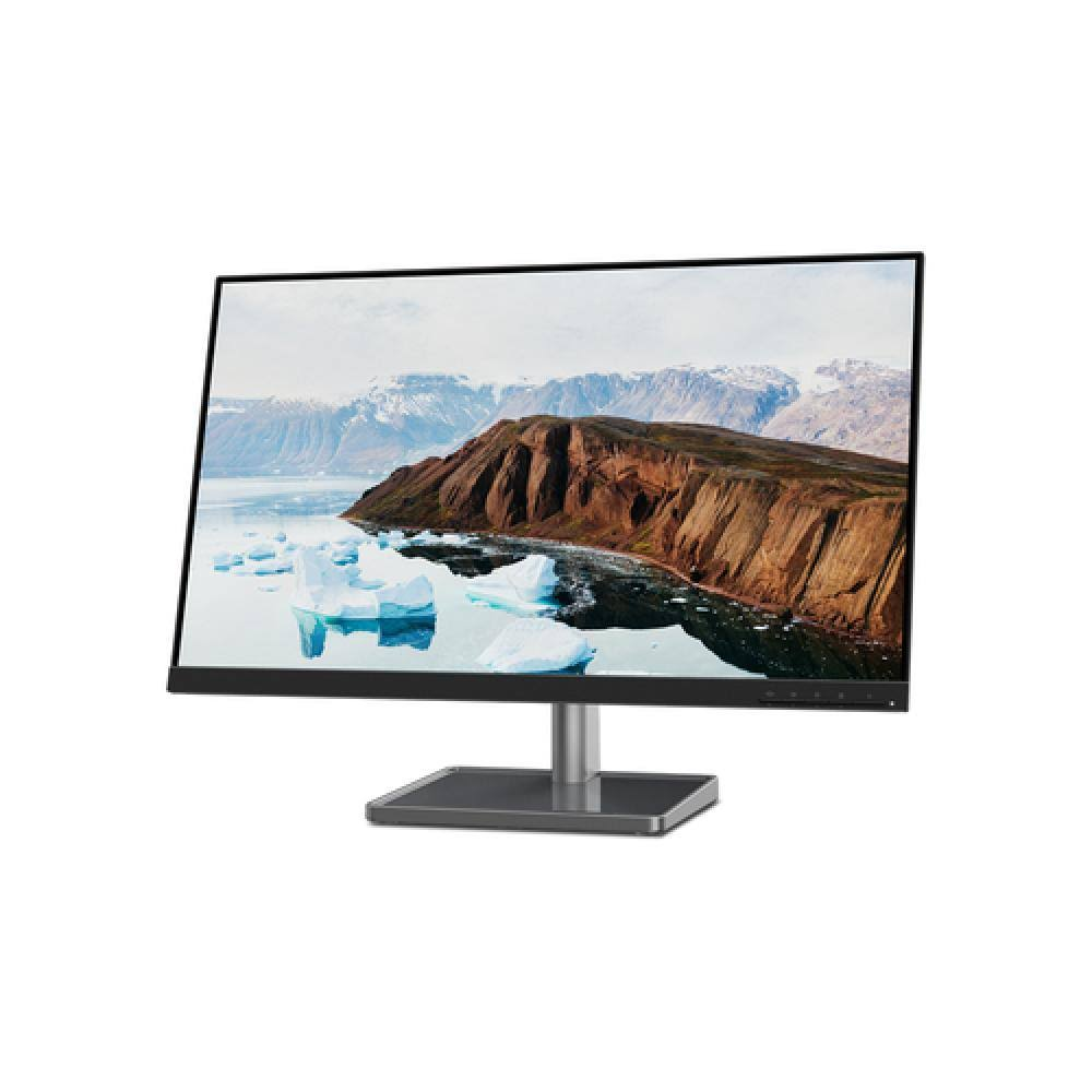 Monitor - Lenovo L27m-30, 27" Full-HD, 6 ms, 75 Hz, HDMI®, VGA, USB-C Gen 1 (DP 1.2 Alt Mode), USB 3.2 Gen 1, Raven Black