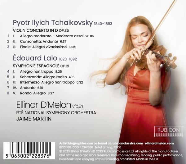 Rte Symphony Orchestra Jaime Martin - Violin Concerto/Symphonie espagnole  - (CD)