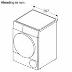 BOSCH Warmtepomp droogkast A+++ (WQG235DREU)