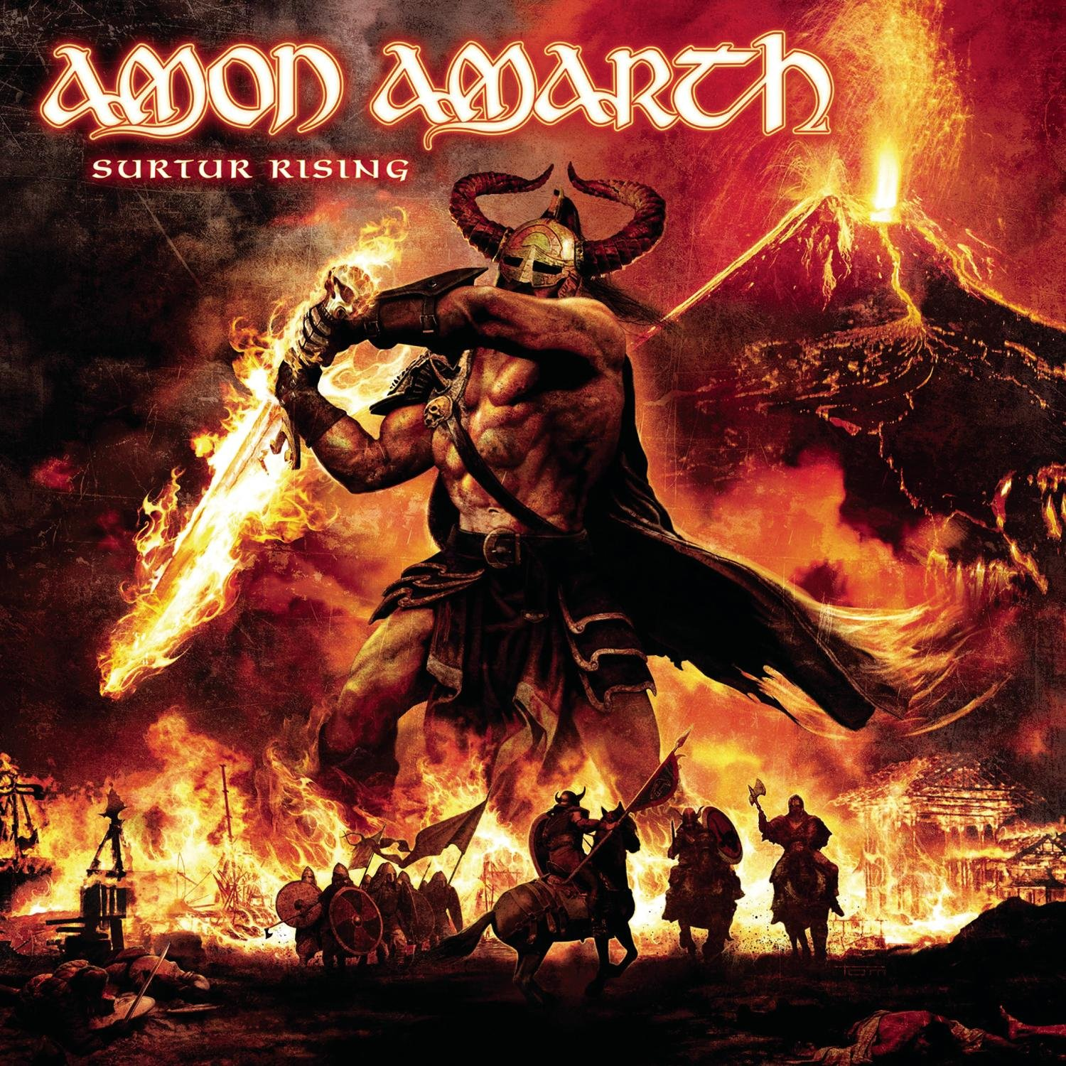 Amon Amarth - Surtur Rising (Burgundy & Royal Blue Marbled Vinyl) (Vinyl LP (nagylemez))