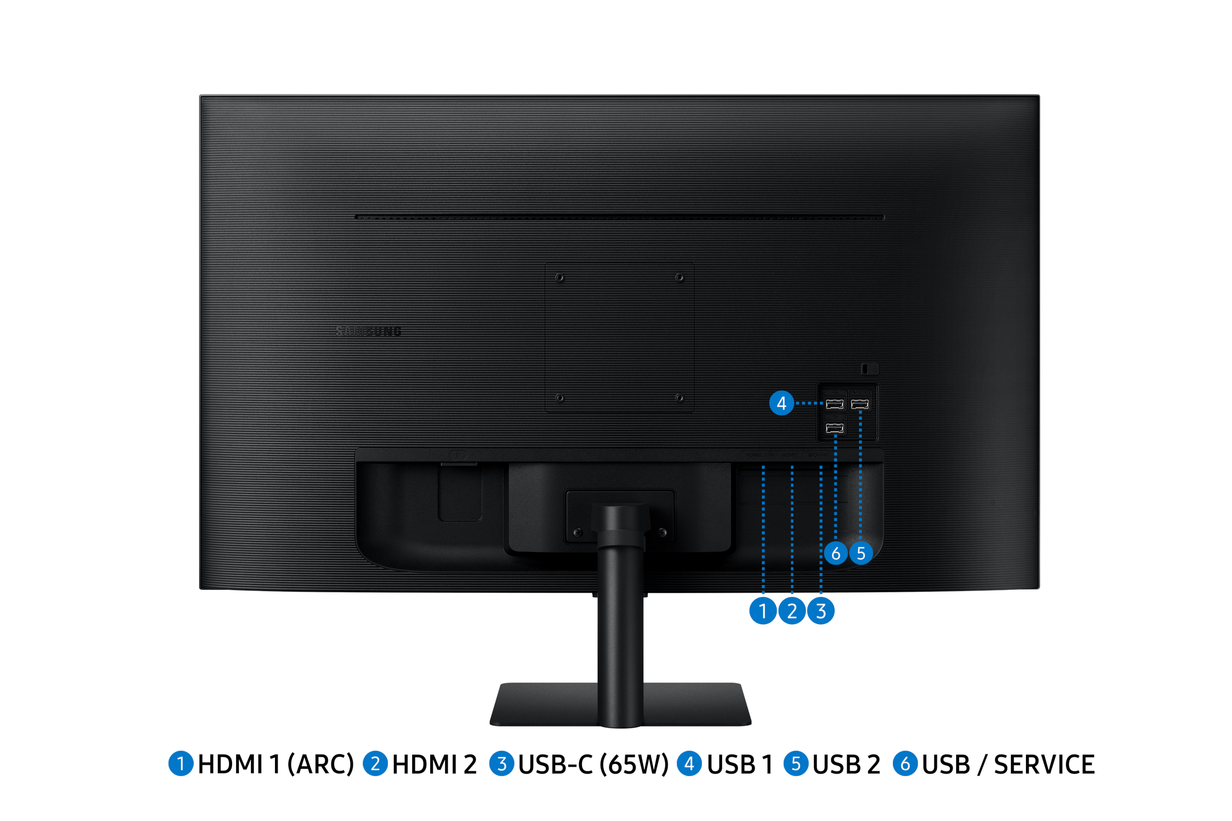 SAMSUNG Smart Monitor M7 mit Fernbedienung, UHD 4K, 32 Zoll, 60Hz, HDR10, 4ms, 300cd, VA-Panel, WiFi/BT, Schwarz 32 Zoll Monitor, UHD 4K, 4 ms Reaktionszeit, 300 cd/m², 60 Hz, Schwarz