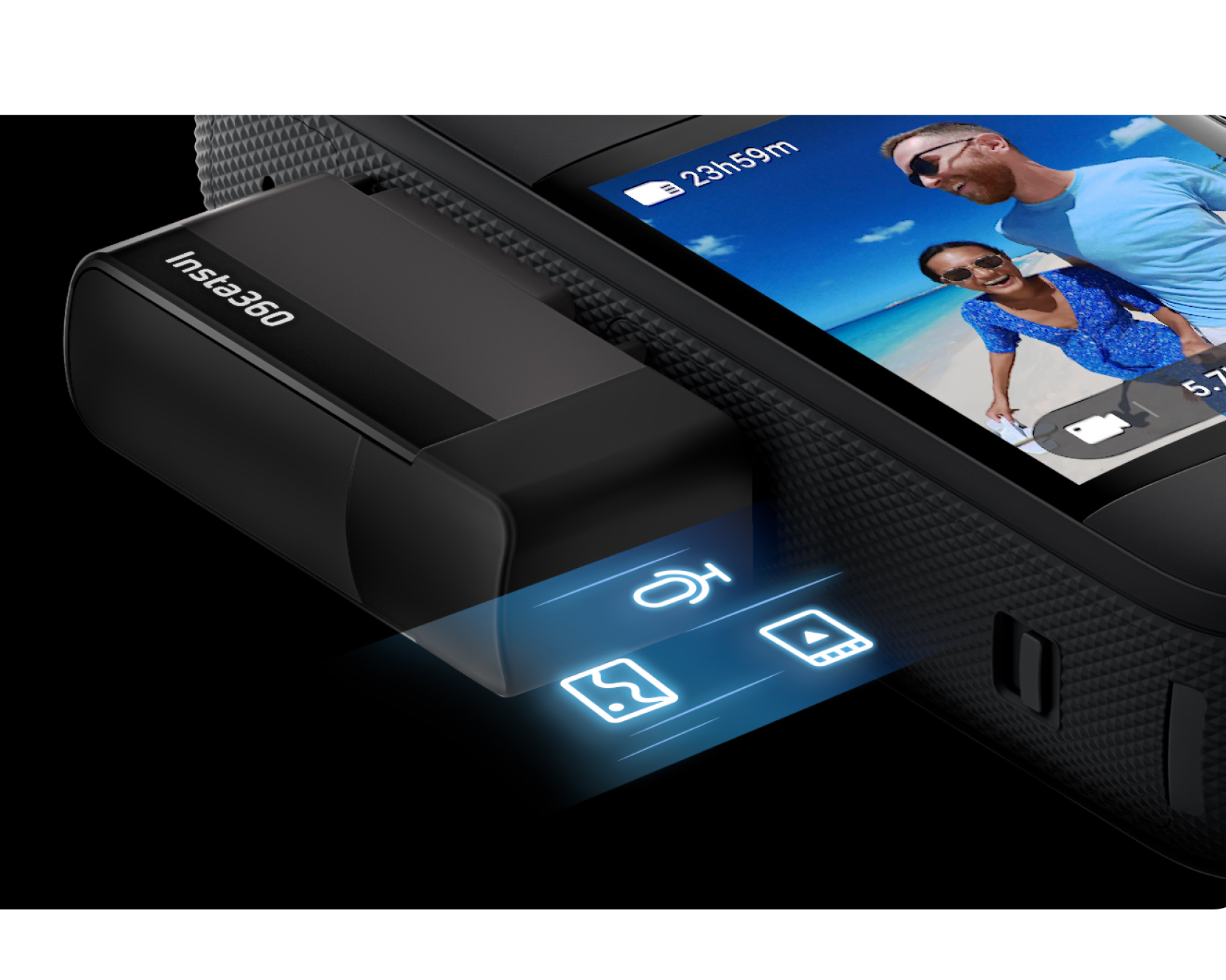 INSTA360 X3 Hızlı Okuyucu Siyah